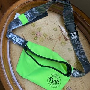 NEON GREEN FANNY PACK NWT